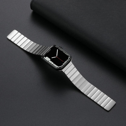 Magnetic Steel Watch Band For Apple Watch Series 9&8&7 41mm / SE 3&SE 2&6&SE&5&4 40mm / 3&2&1 38mm(Rose Pink) by bashfashion