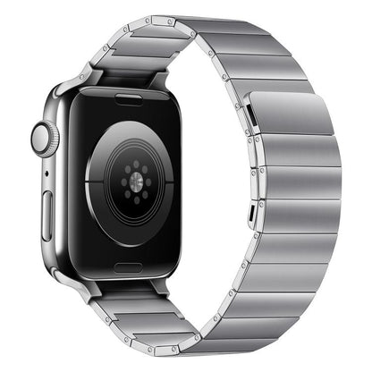 Magnetic Steel Watch Band For Apple Watch Ultra 49mm&Watch Ultra 2 49mm / Series 9&8&7 45mm / SE 3&SE 2&6&SE&5&4 44mm / 3&2&1 42mm(Silver) by bashfashion