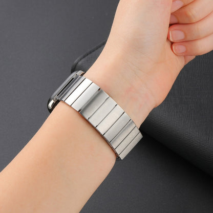 Magnetic Steel Watch Band For Apple Watch Ultra 49mm&Watch Ultra 2 49mm / Series 9&8&7 45mm / SE 3&SE 2&6&SE&5&4 44mm / 3&2&1 42mm (Starlight) by bashfashion