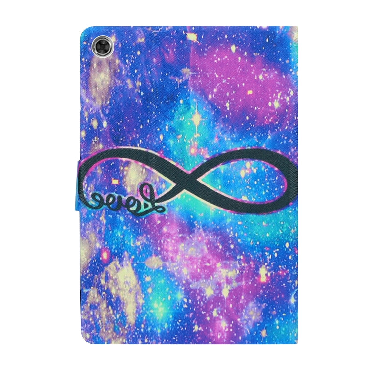 For Lenovo Tab M10 3rd Gen Voltage Coloured Drawing Smart Leather Tablet Case(LOVE) by bashfashion