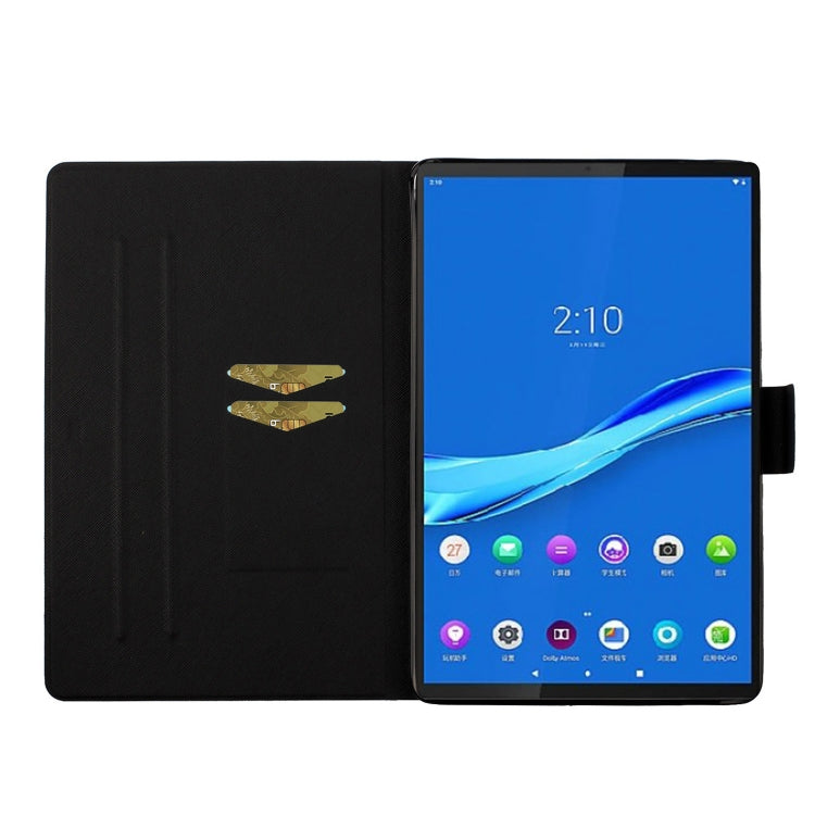 For Lenovo Tab M10 3rd Gen Voltage Coloured Drawing Smart Leather Tablet Case(LOVE) by bashfashion