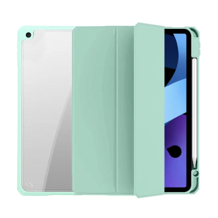 For iPad 10.2 2021 / 2020 / 2019 Mutural Pinyue Series Smart Leather Tablet Case(Mint Green) by Mutural