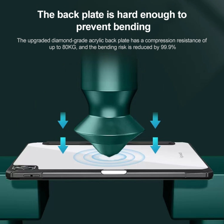 For iPad 10.2 2021 / 2020 / 2019 Mutural Pinyue Series Smart Leather Tablet Case(Dark Blue) by Mutural