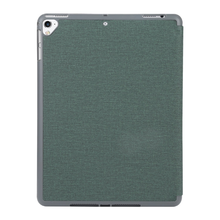 Mutural King Kong Series Deformation Holder Leather Tablet Case For iPad 9.7 2018 / 2017(Green) by Mutural