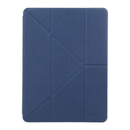Mutural King Kong Series Deformation Holder Leather Tablet Case For iPad 9.7 2018 / 2017(Blue) by Mutural