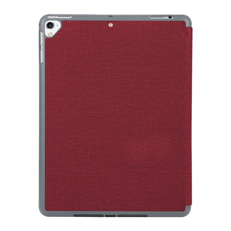 Mutural King Kong Series Deformation Holder Leather Tablet Case For iPad 9.7 2018 / 2017(Red) by Mutural