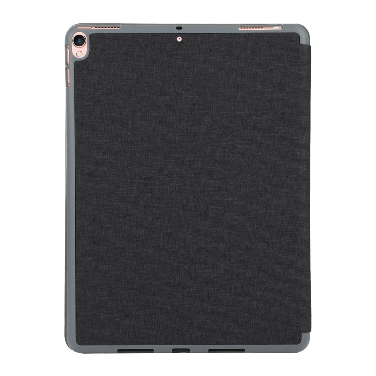 Mutural King Kong Series Deformation Holder Leather Tablet Case For iPad Pro 10.5 2019 / 2017(Black) by Mutural