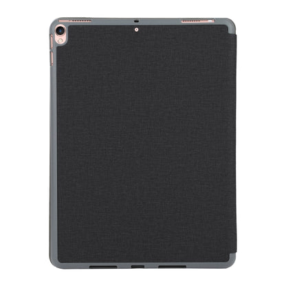Mutural King Kong Series Deformation Holder Leather Tablet Case For iPad Pro 10.5 2019 / 2017(Black) by Mutural