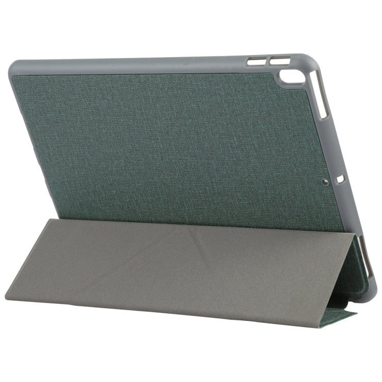 Mutural King Kong Series Deformation Holder Leather Tablet Case For iPad Pro 10.5 2019 / 2017(Green) by Mutural