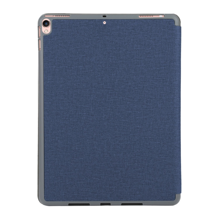 Mutural King Kong Series Deformation Holder Leather Tablet Case For iPad Pro 10.5 2019 / 2017(Blue) by Mutural