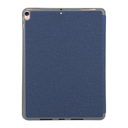 Mutural King Kong Series Deformation Holder Leather Tablet Case For iPad Pro 10.5 2019 / 2017(Blue) by Mutural