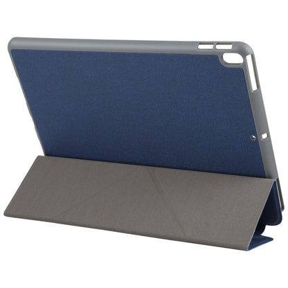Mutural King Kong Series Deformation Holder Leather Tablet Case For iPad Pro 10.5 2019 / 2017(Blue) by Mutural