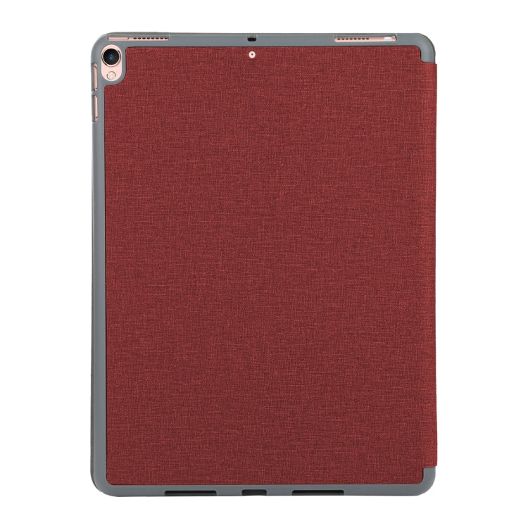 Mutural King Kong Series Deformation Holder Leather Tablet Case For iPad Pro 10.5 2019 / 2017(Red) by Mutural