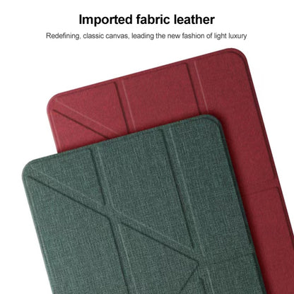 Mutural King Kong Series Deformation Holder Leather Tablet Case For iPad Pro 10.5 2019 / 2017(Red) by Mutural