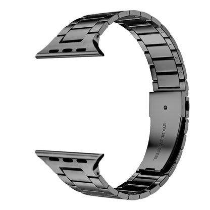 Small Waist Stainless Steel Watch Band For Apple Watch Series 8&7 45mm / SE 2&6&SE&5&4 44mm / 3&2&1 42mm(Grey) by bashfashion