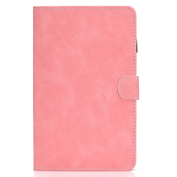 For Lenovo Tab M10 3rd Gen Stitching Cowhide Texture Smart Leather Tablet Case(Pink) by bashfashion