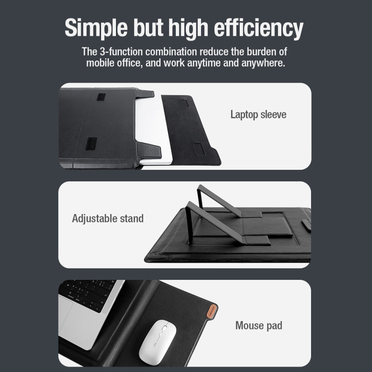 NILLKIN Multifunctional Laptop Portable Bag with Holder for 15.6-16.1 inch(Grey) by NILLKIN