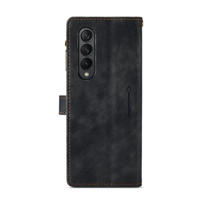 For Samsung Galaxy Z Fold3 5G CaseMe C30 Multifunctional Phone Leather Phone Case(Black) by CaseMe