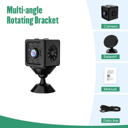 K13 1080P Outdoor Sports HD Infrared Night Vision Home Camera(Black) by bashfashion