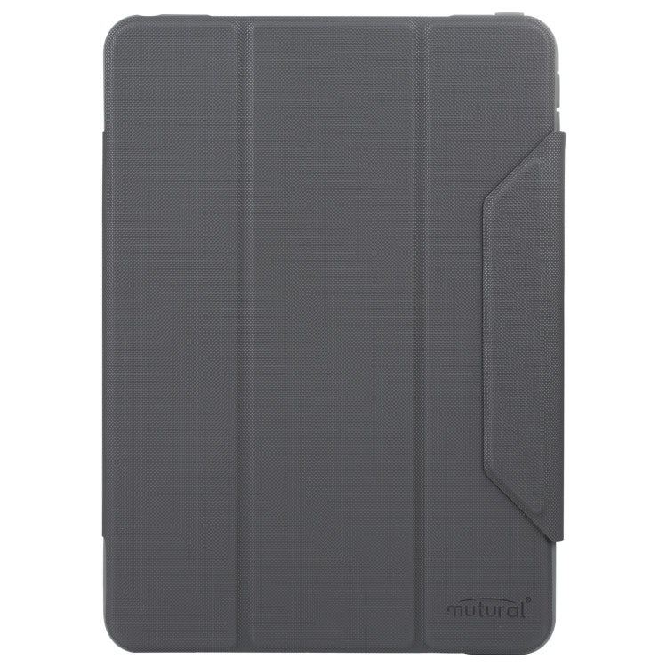 For iPad 10.2 / iPad Pro 10.5 Mutural Yagao Series PC Horizontal Flip Leather Tablet Case(Grey) by Mutural