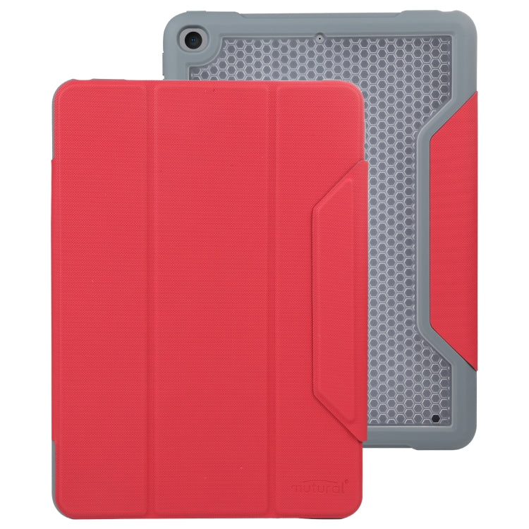 For iPad 10.2 / iPad Pro 10.5 Mutural Yagao Series PC Horizontal Flip Leather Tablet Case(Red) by Mutural