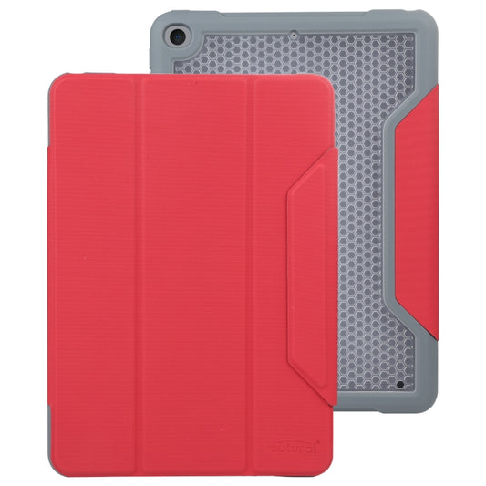 For iPad 10.2 / iPad Pro 10.5 Mutural Yagao Series PC Horizontal Flip Leather Tablet Case(Red) by Mutural