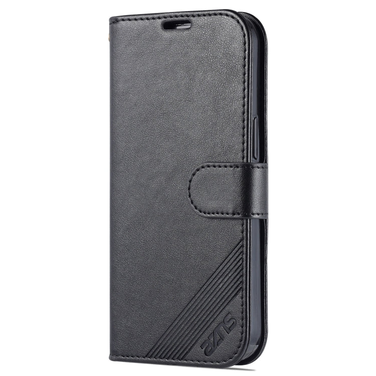 For iPhone 14 Pro AZNS Sheepskin Texture Horizontal Flip Leather Case(Black) by AZNS