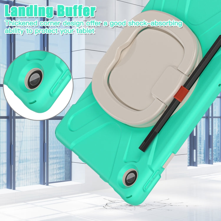 For Lenovo Tab M10 Plus 10.6 3rd Gen 2022 Silicone + PC Protective Tablet Case(Mint Green) by bashfashion