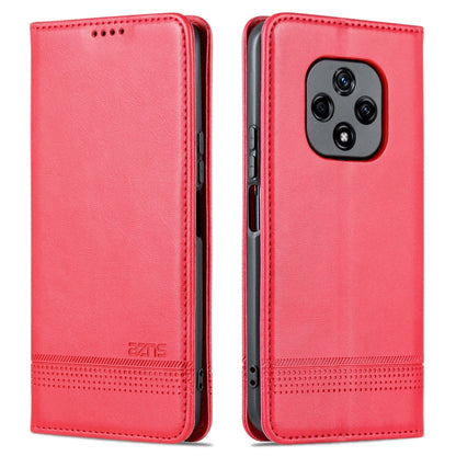 For Huawei nova 9z 5G AZNS Magnetic Calf Texture Leather Phone Case(Red) by AZNS