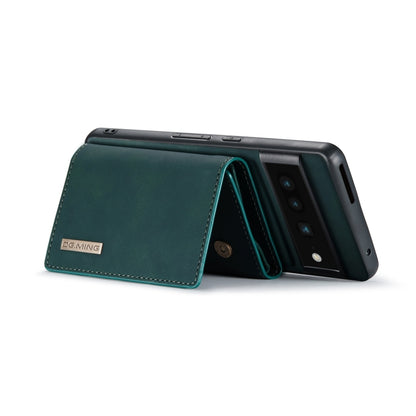 For Google Pixel 7 Pro 5G DG.MING M1 Series 3-Fold Multi Card Wallet + Magnetic Phone Case(Green) by DG.MING