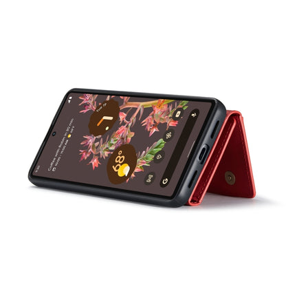 For Google Pixel 7 5G DG.MING M2 Series 3-Fold Multi Card Bag Phone Case(Red) by DG.MING