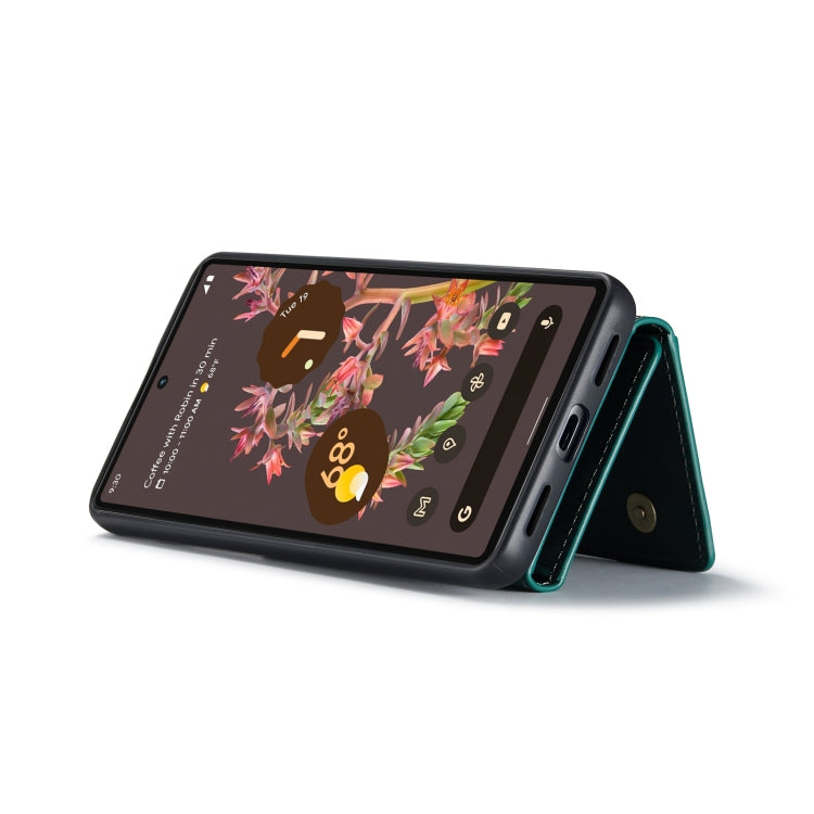 For Google Pixel 7 5G DG.MING M2 Series 3-Fold Multi Card Bag Phone Case(Green) by DG.MING
