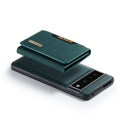 For Google Pixel 7 Pro 5G DG.MING M2 Series 3-Fold Multi Card Bag Phone Case(Green) by DG.MING