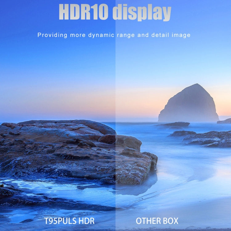 T95 Plus RK3566 Dual Wifi Bluetooth Smart TV Set Top Box, 4GB+32GB(US Plug) by bashfashion