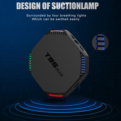 T95 Plus RK3566 Dual Wifi Bluetooth Smart TV Set Top Box, 4GB+32GB(US Plug) by bashfashion