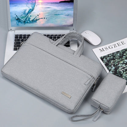 Handbag Laptop Bag Inner Bag with Power Bag, Size:13.3 inch(Grey) by bashfashion