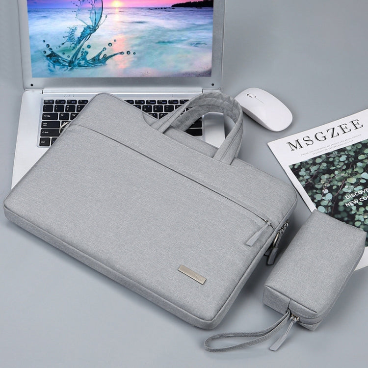 Handbag Laptop Bag Inner Bag with Power Bag, Size:16.1 inch(Grey) by bashfashion