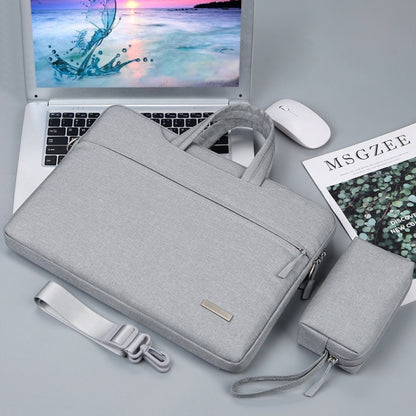 Handbag Laptop Bag Inner Bag with Shoulder Strap/Power Bag, Size:12 inch(Grey) by bashfashion