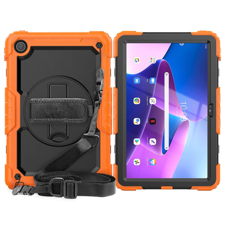 For Lenovo Tab M10 Plus 10.6 3rd Gen 2022 Silicone + PC Tablet Case(Orange) by bashfashion