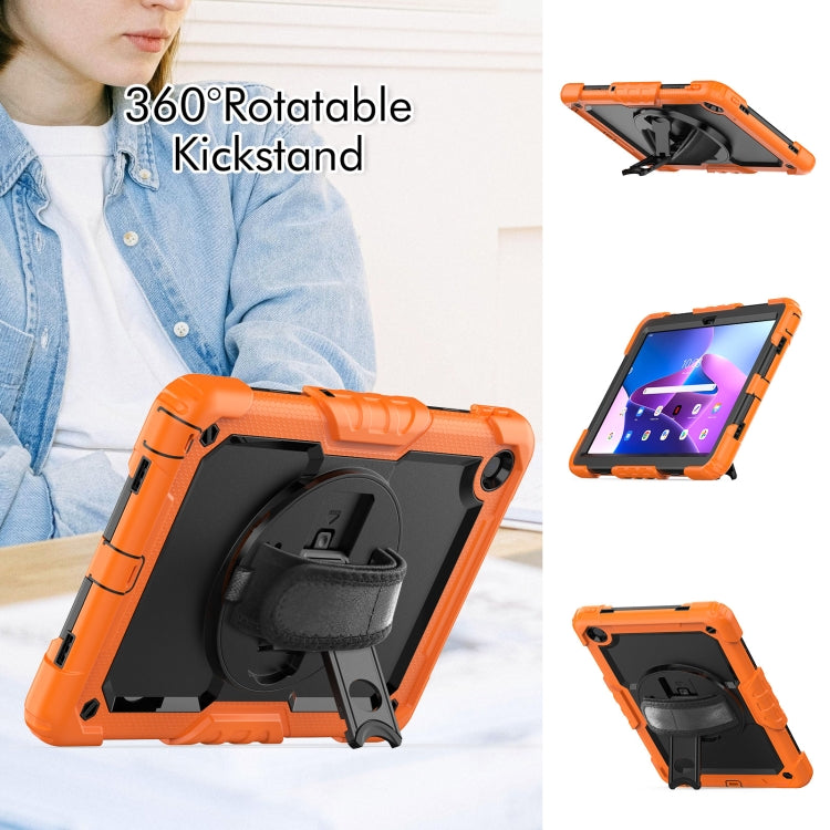 For Lenovo Tab M10 Plus 10.6 3rd Gen 2022 Silicone + PC Tablet Case(Orange) by bashfashion