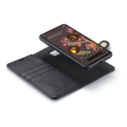 For Google Pixel 7 DG.MING Crazy Horse Texture Detachable Magnetic Leather Phone Case(Black) by DG.MING