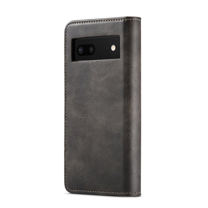 For Google Pixel 7 DG.MING Crazy Horse Texture Detachable Magnetic Leather Phone Case(Grey) by DG.MING