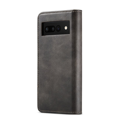 For Google Pixel 7 Pro DG.MING Crazy Horse Texture Detachable Magnetic Leather Phone Case(Grey) by DG.MING