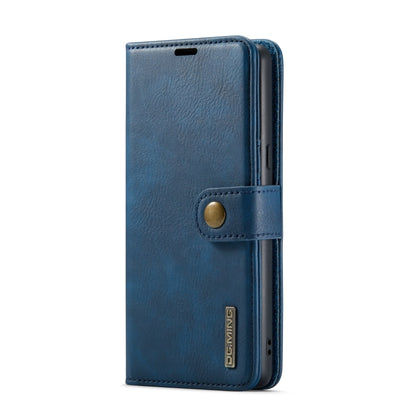 For Google Pixel 7 Pro DG.MING Crazy Horse Texture Detachable Magnetic Leather Phone Case(Blue) by DG.MING