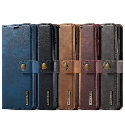 For OnePlus 10 Pro DG.MING Crazy Horse Texture Detachable Magnetic Leather Phone Case(Brown) by DG.MING