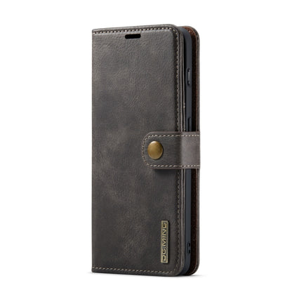For OnePlus 10 Pro DG.MING Crazy Horse Texture Detachable Magnetic Leather Phone Case(Grey) by DG.MING