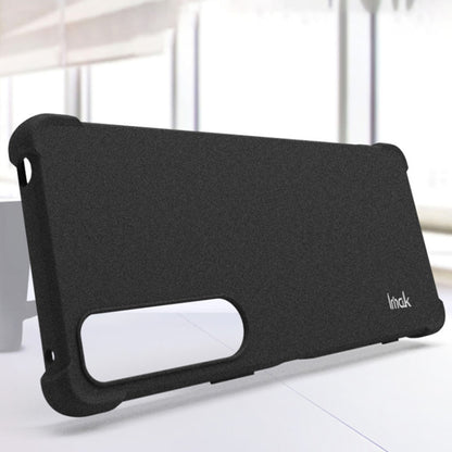 For Sony Xperia 1 IV IMAK All-inclusive Shockproof Airbag TPU Case with Screen Protector (Matte Black) by imak