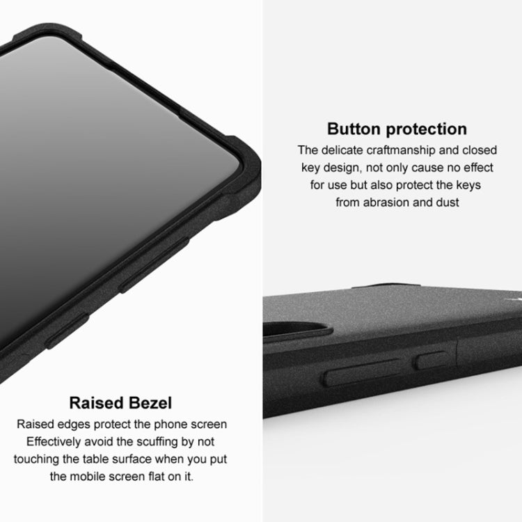 For Sony Xperia 1 IV IMAK All-inclusive Shockproof Airbag TPU Case with Screen Protector (Matte Black) by imak