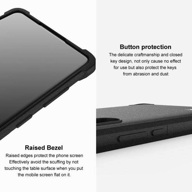 For Sony Xperia 10 IV IMAK All-inclusive Shockproof Airbag TPU Case with Screen Protector (Matte Black) by imak