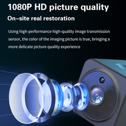 AS02 Home Security Infrared Night Vision Wireless Voice Intercom Small Camera by bashfashion